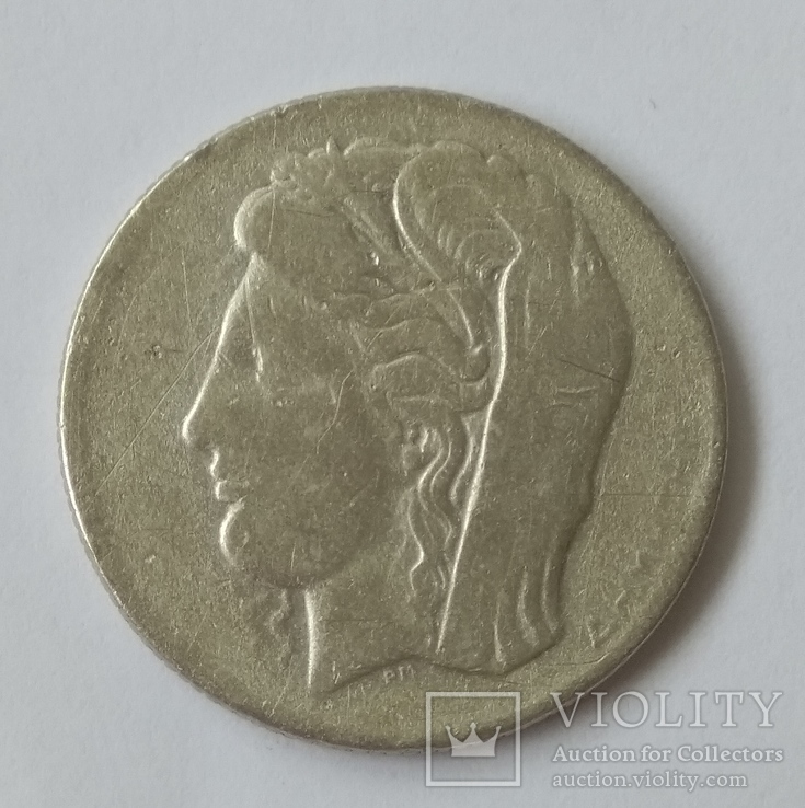 10 драхм 1930 год, Греция. Серебро, богиня Деметра, фото №3