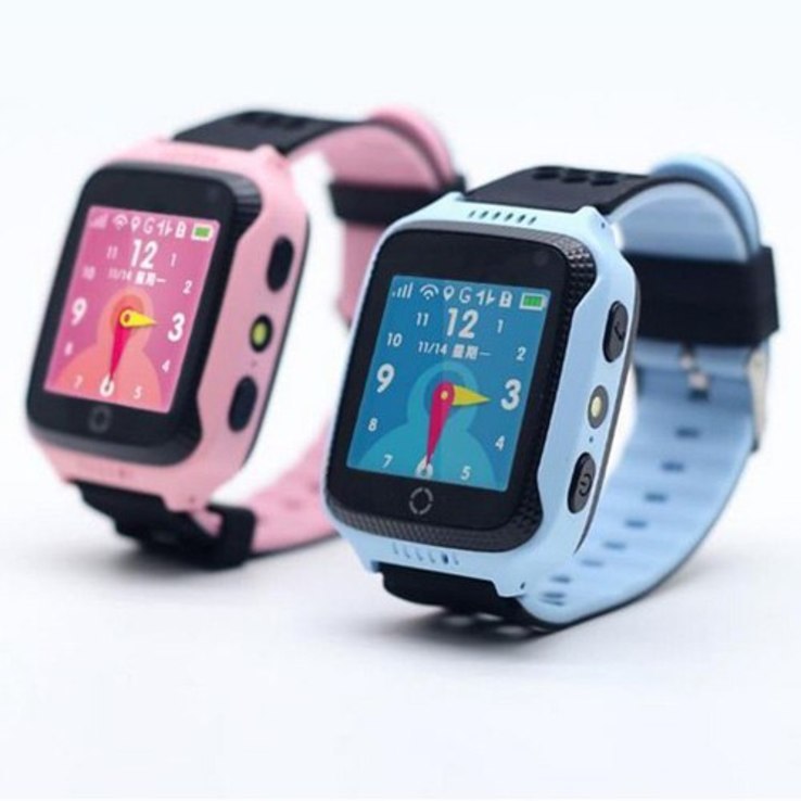 Детские умные часы Smart Baby Watch Q65/G900A/Q528/Q529/Q150/iQ600/T7 синие, фото №3