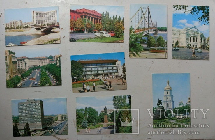 1974г, комплект "Киев",18 открыток+карта, numer zdjęcia 6