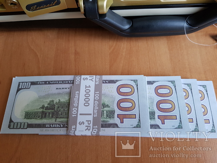 Дипломат + Сувенирные деньги 100$, Сувенірні гроші 100 $, фото №6