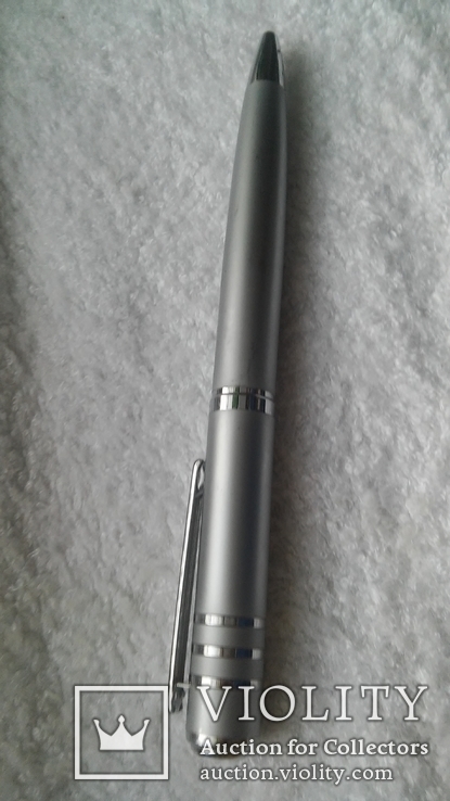 Увесистая металлическая шариковая ручка механизм поворотный, фото №13