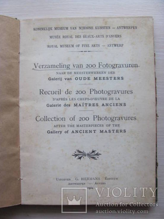 Verzameling Van 200 Fotogravuren Naar De Meesterwerken Der Galerij Van Oude Meesters, фото №5