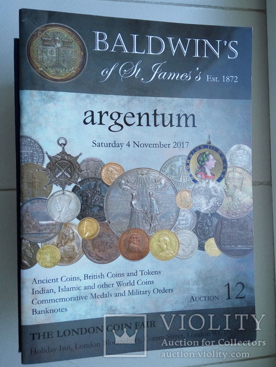 Аукционный каталог - London- BALDWINS of St.Jamess  12,argentum, 4 November 2017