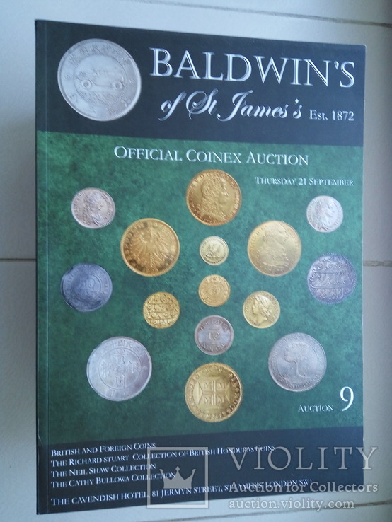Аукционный каталог - London- BALDWINS of St.Jamess 9 , 21 September 2017