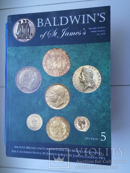Аукционный каталог - London- BALDWINS of St.Jamess 5, 5-15  May  2017