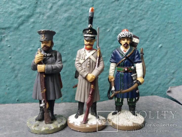 Солдаты наполеоновской войны. 3 шт., фото №2