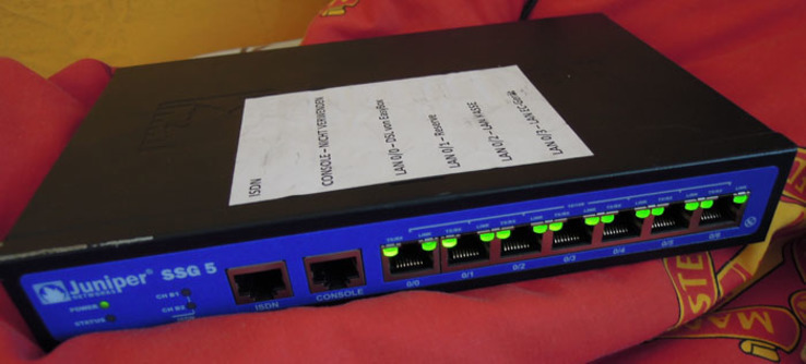 Шлюз (фаервол) Juniper SSG 5, numer zdjęcia 2