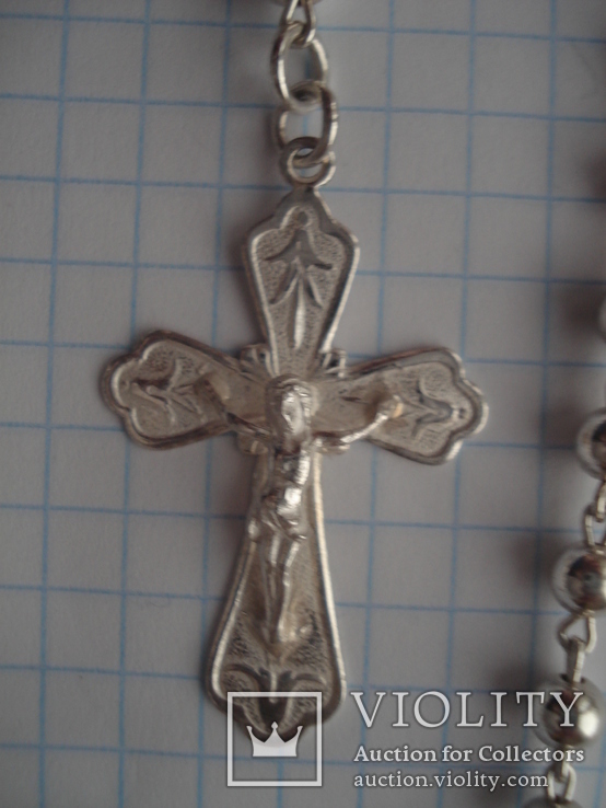 Цепочка с крестиком серебро, фото №3