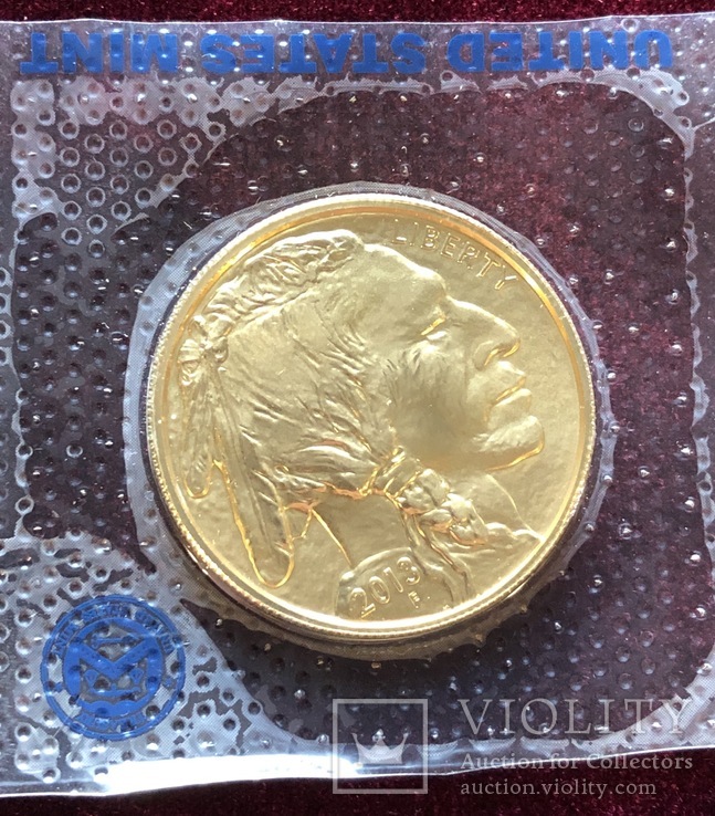 50 $ 2013 год США золото 31,1 грамм 999,9’, фото №3