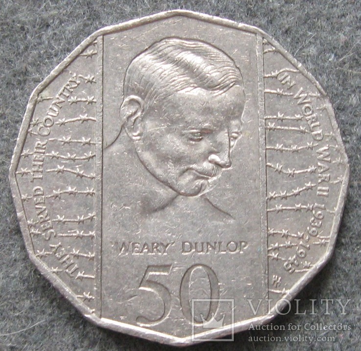 Австралия 50 центов 1995, фото №2
