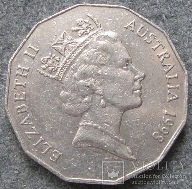 Австралия 50 центов 1998, фото №3
