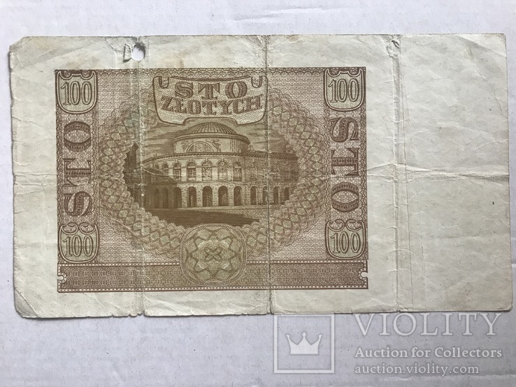 100 злотих Польща 1940, фото №3