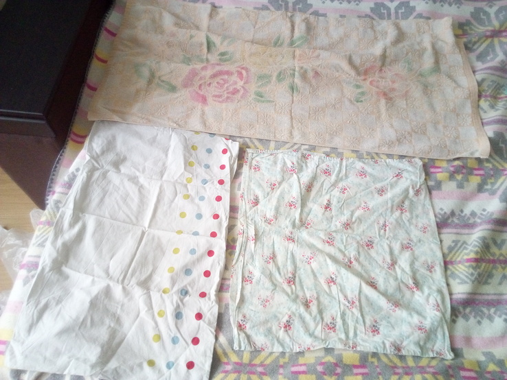 Дві наволочки на подушку + полотенце, фото №2