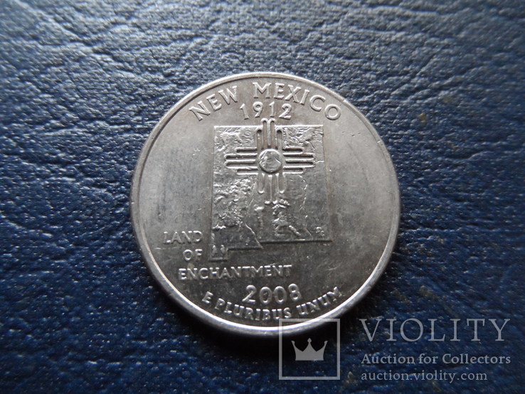 25  центов  2008 Нью Мехико   (Г.10.17)~, фото №2