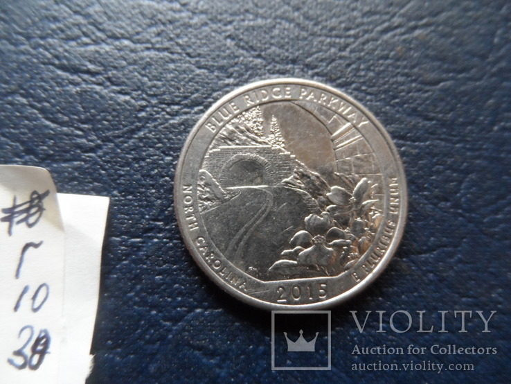 25  центов  2005 Северная Каролина   (Г.10.30)~, фото №4