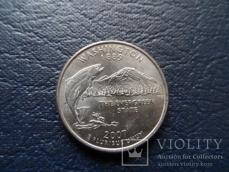 25  центов  2007 Вашингтон     (Г.10.36)~