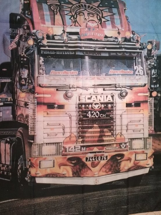 14. Баннер Scania 98х135см см, (ткань) новый, photo number 3