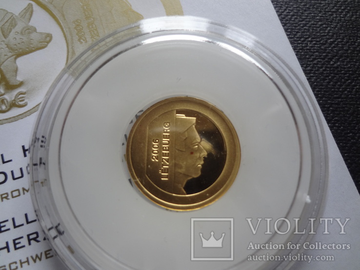 10 евро 2006 Кабан Люксембург золото 999 3.11 г тираж 5000