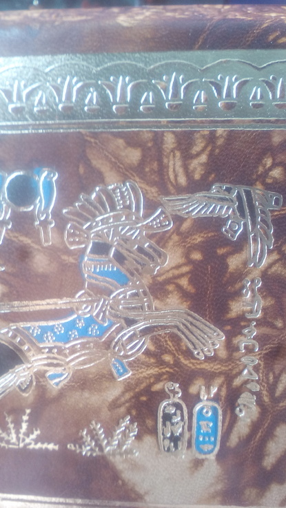 Шкіряна  шкатулка для прикрас Єгипет, фото №5