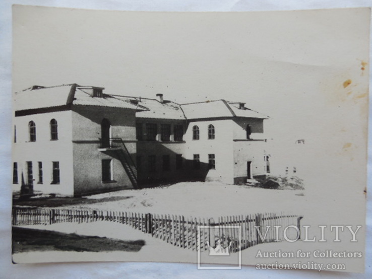 Старое фото здание Анапской больницы 120/90мм