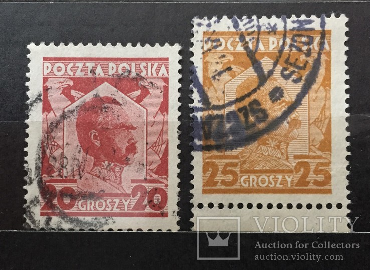 Польща 1927р. Мі245, 1928 Мі 253