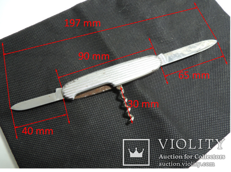 Перочинный нож двойной штопор Австрия вермахт HAPO rostfrei, фото №11