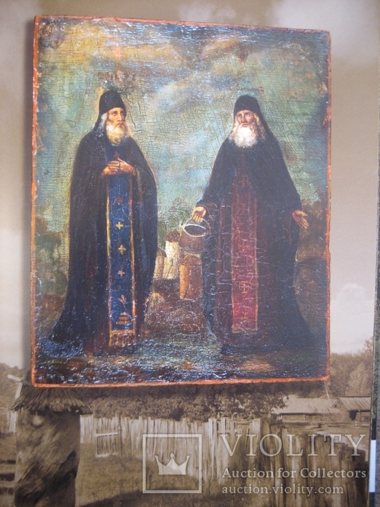 Каталог  Старовинної ікони Св. Зосима і Св. Саватія, фото №11