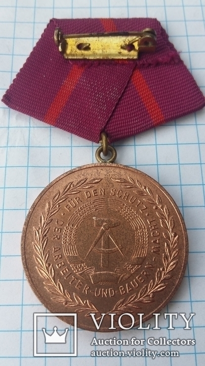 ГДР, наградная медаль 5, фото №3