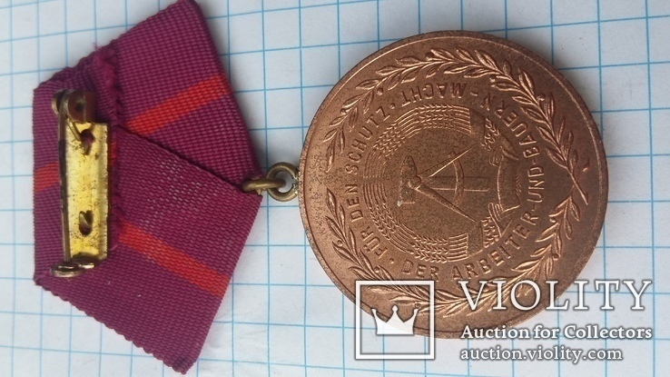ГДР, наградная медаль 5, фото №8