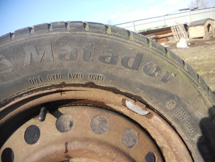 Шина с диском MATADOR 185/65R15 (1шт.), numer zdjęcia 7