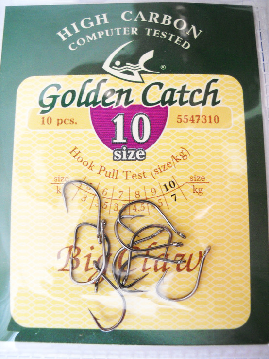 Haki Golden Catch Big Claw nr 10 10szt