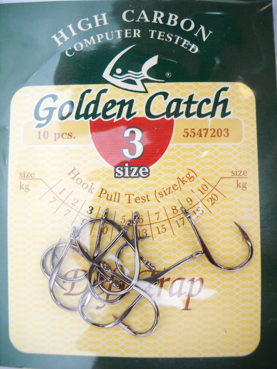 Крючки Golden Catch  Deft Trap № 3  10шт
