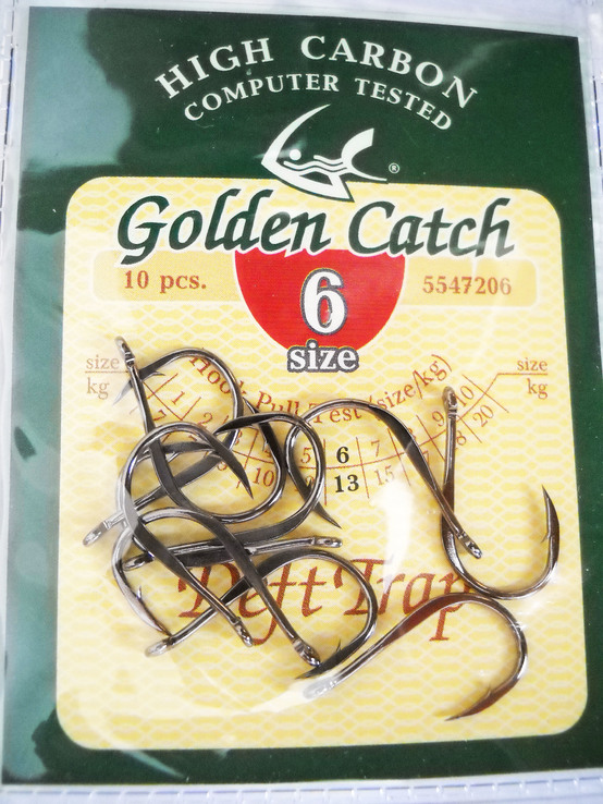 Крючки Golden Catch  Deft Trap № 6 10шт