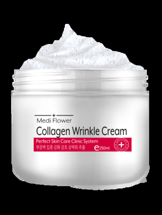 Лифтинг крем для лица Medi Flower Collagen Refining Wrinkle Cream(Корея), photo number 2