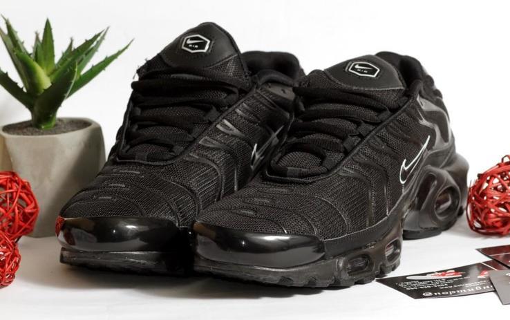 0280 Кроссовки Nike Tn Air Черные 46 размер 29,5 см стелька, photo number 4