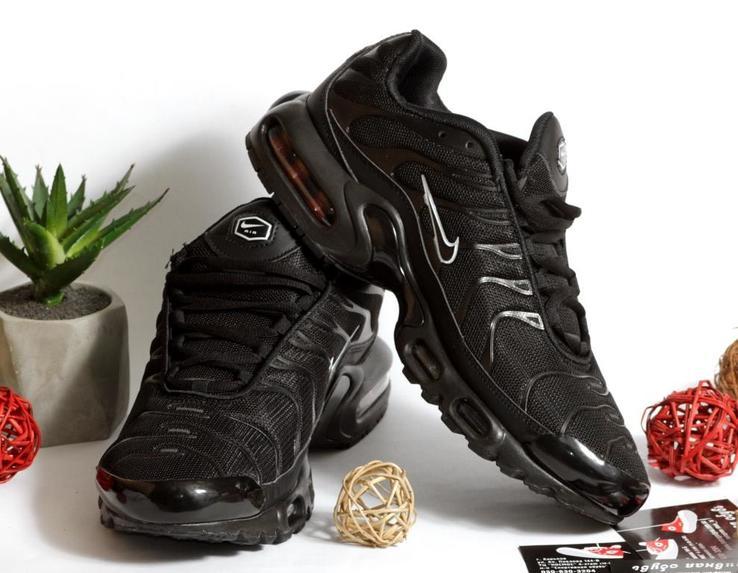 0280 Кроссовки Nike Tn Air Черные 46 размер 29,5 см стелька, photo number 8