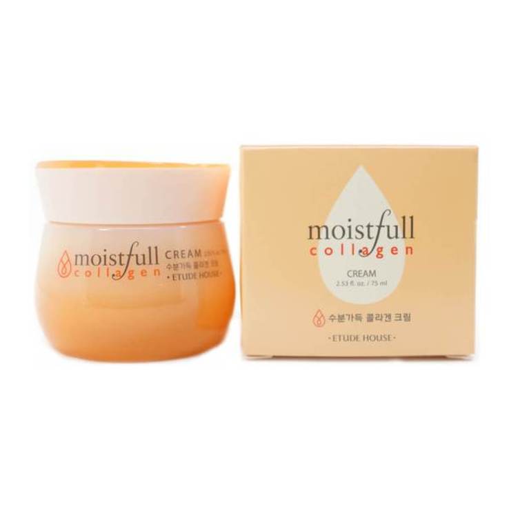 Подтягивающий крем с коллагеном ETUDE HOUSE Moistfull Collagen Cream(Корея), фото №4