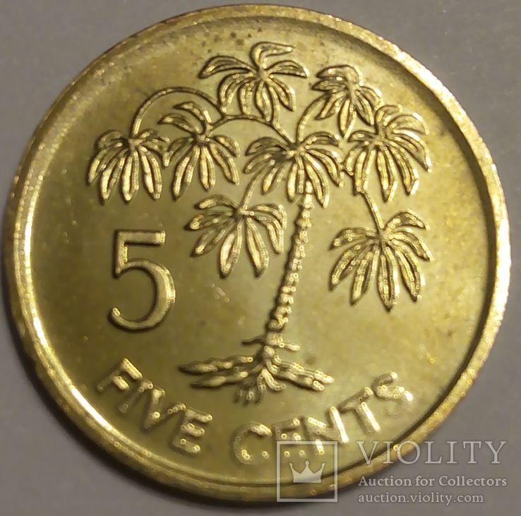 Сейшельские острова 5 центов 2007