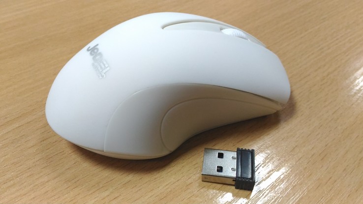 Мышь USB беспроводная Jedel W120 + бат., фото №2