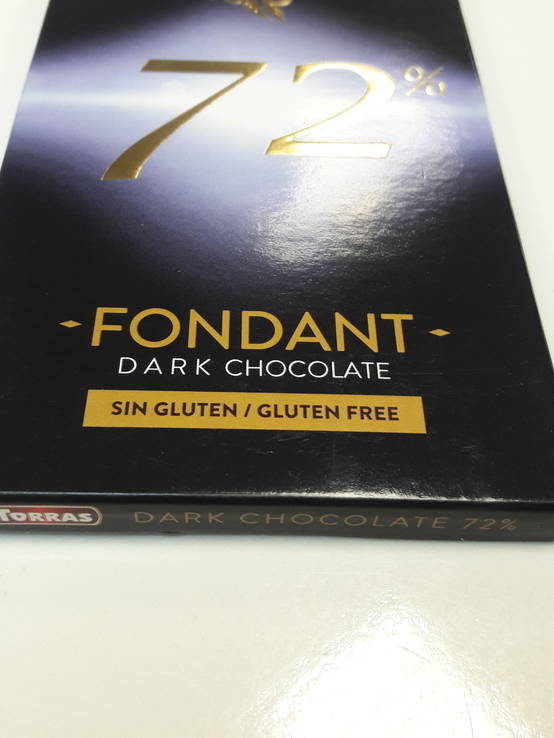 Чёрный шоколад Torras 72% какао без сахара и без глютена.100 г., фото №5