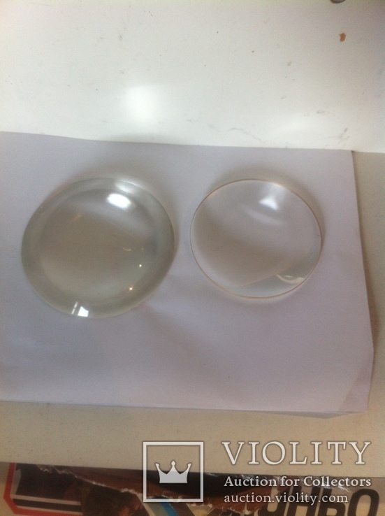 Линзы или увеличительное стекло ссср( 2 шт), фото №2