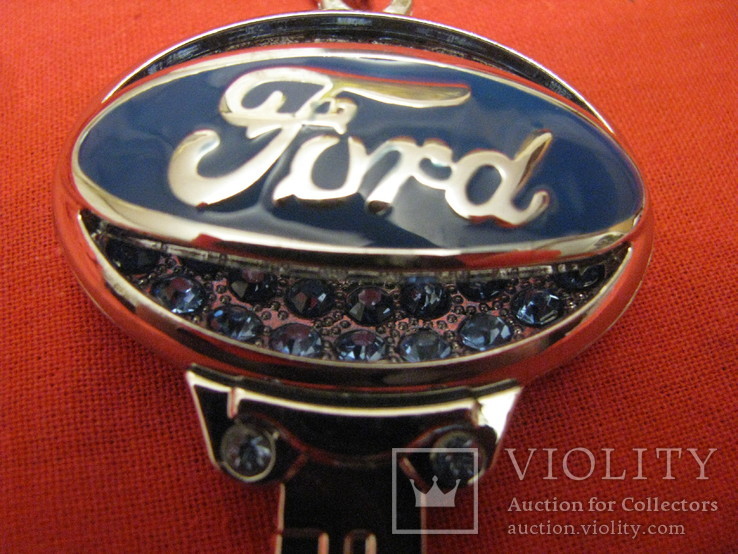 Коллекционный брелок - Ford - металл,стразы., фото №3