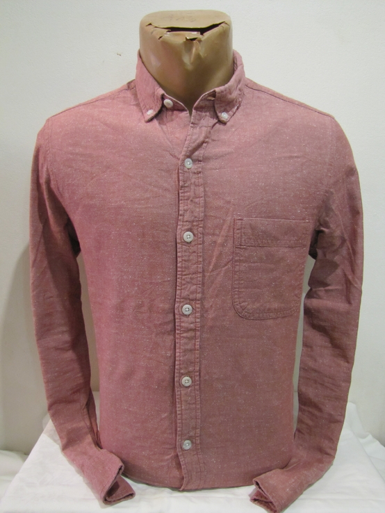 Модная мужская приталенная рубашка Topman оригинал в хорошем состоянии, фото №2