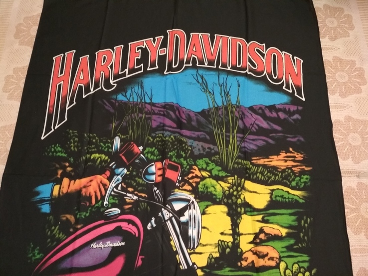18. Баннер Harley-Davidson, 136x100см, новый, фото №3