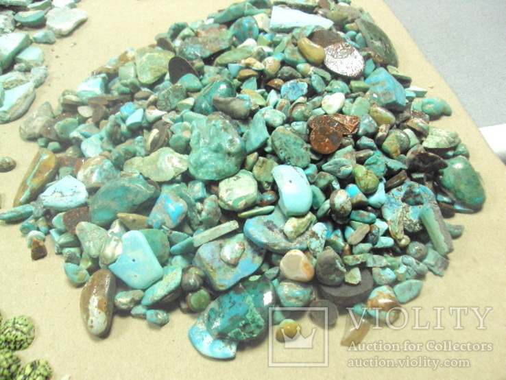 Натуральные камни бирюза природная. вес 5,200 кг, фото №11