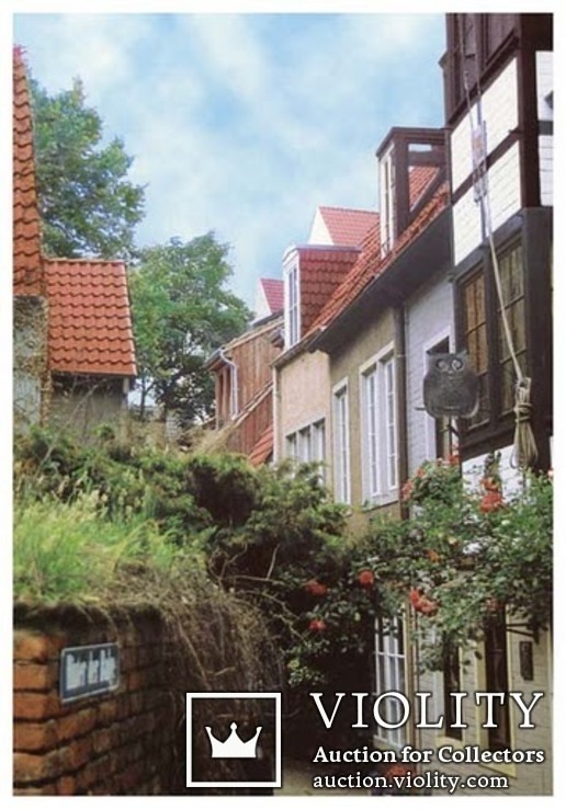 Набор открыток Германия видовые дома и улицы, фото №5