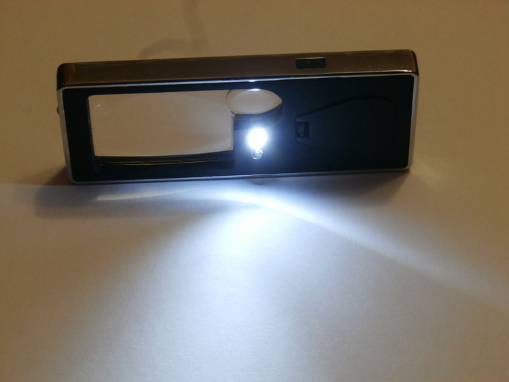 Лупа Magnifier TH-7007 3Х/10Х с ультрафиолетовым детектором света и мини-ручкой, numer zdjęcia 6