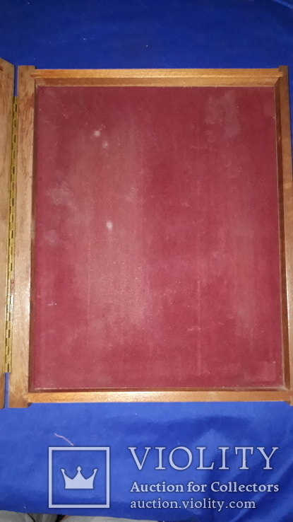 1950-е Деревянный книжный футляр 42х35 см., фото №4