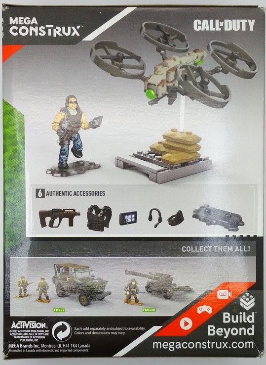 Mega Construx Mega Bloks Call Of Duty летающий штурмовой дрон, фото №3