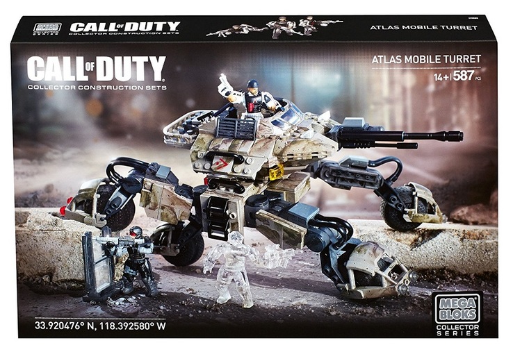 Mega Bloks Mega Construx Call of Duty Atlas Mobile Turret Building, фото №2